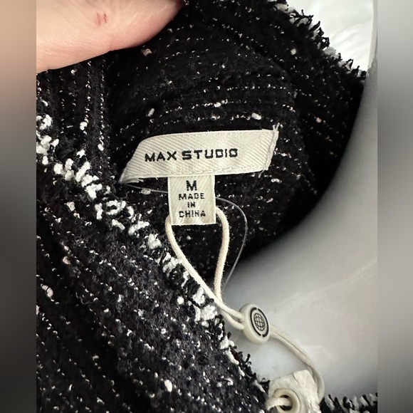 Max Studio Dress Black white. - Picture 4 of 7